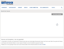 Tablet Screenshot of firma-wittstock.de